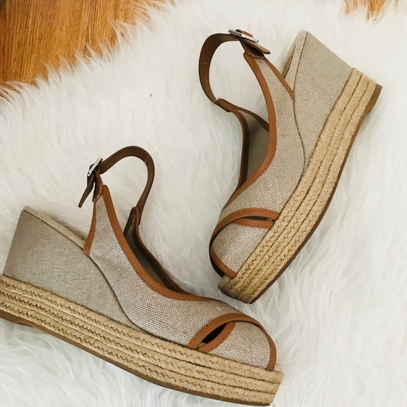 Tory Burch Shoes - Tory Burch wedge sandals 11
